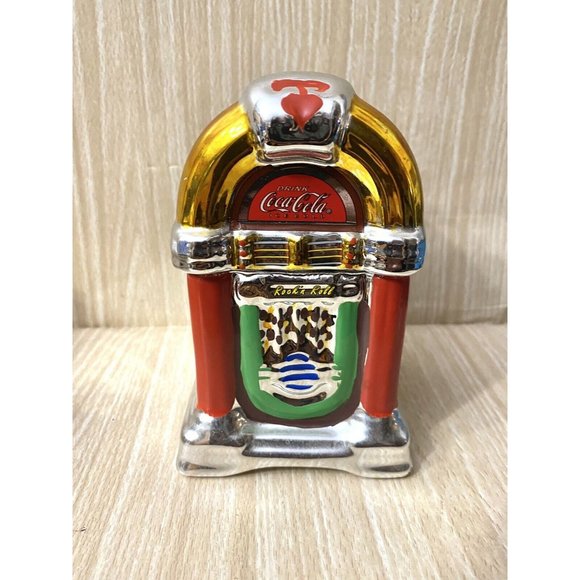 Coca-Cola Other - Rock 'n Roll Coca-Cola Jukebox Salt And Pepper Shakers Ceramic